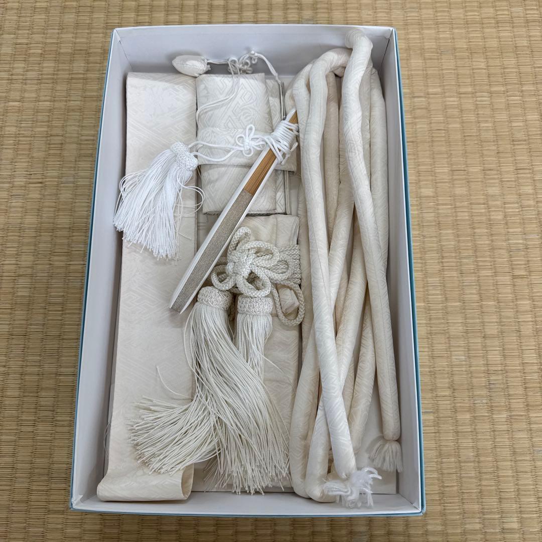 花嫁、白無垢　正絹箱セコ6点