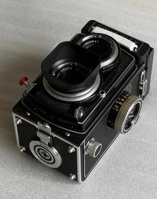 金属 Rollei ローライ フレックス二眼3.5T/bay1用 レンズシェード