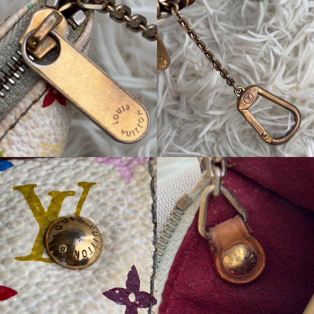 【超激レア 良品】ルイヴィトン　マルチカラー　ベルランゴ　ケース　白系