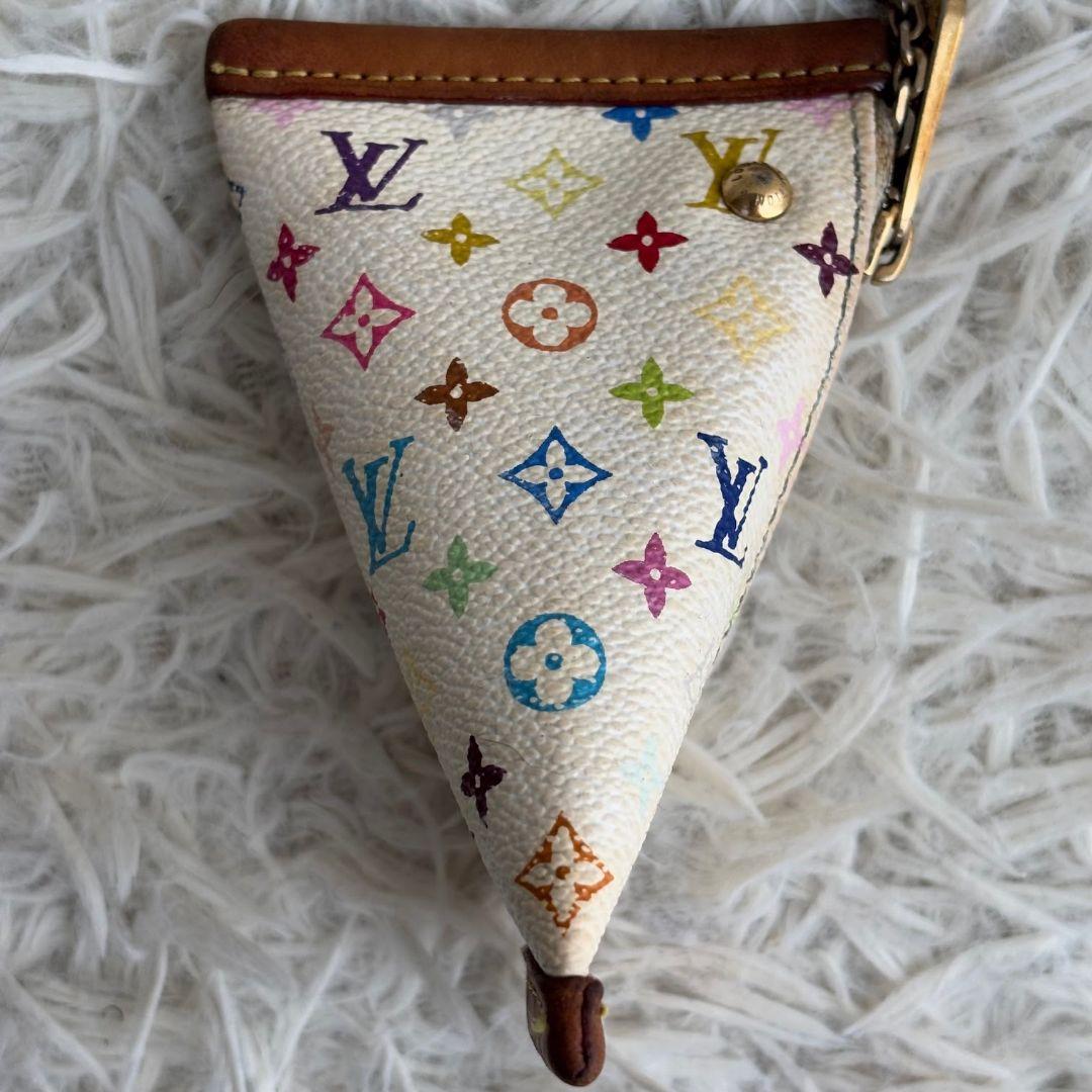 【超激レア 良品】ルイヴィトン　マルチカラー　ベルランゴ　ケース　白系