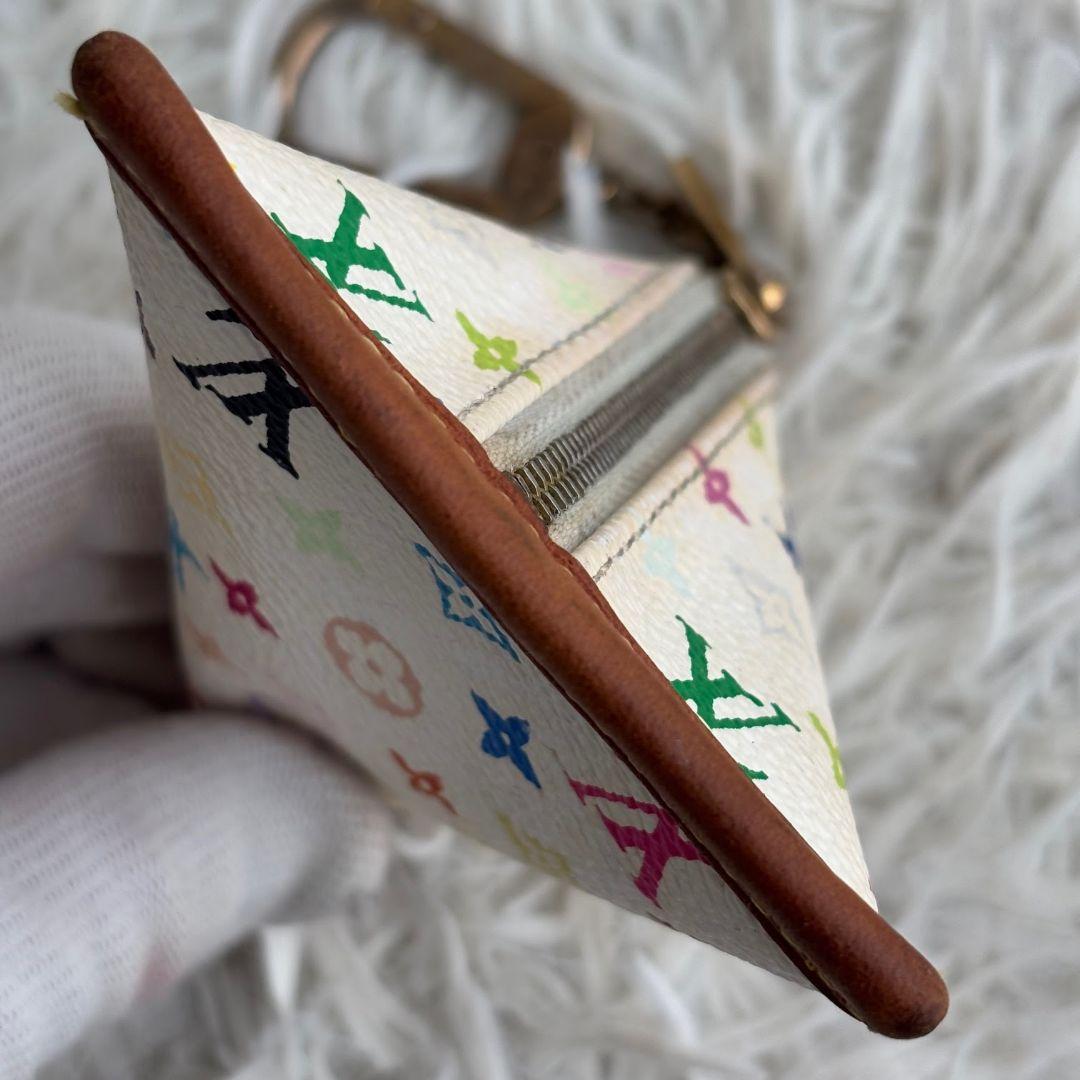 【超激レア 良品】ルイヴィトン　マルチカラー　ベルランゴ　ケース　白系