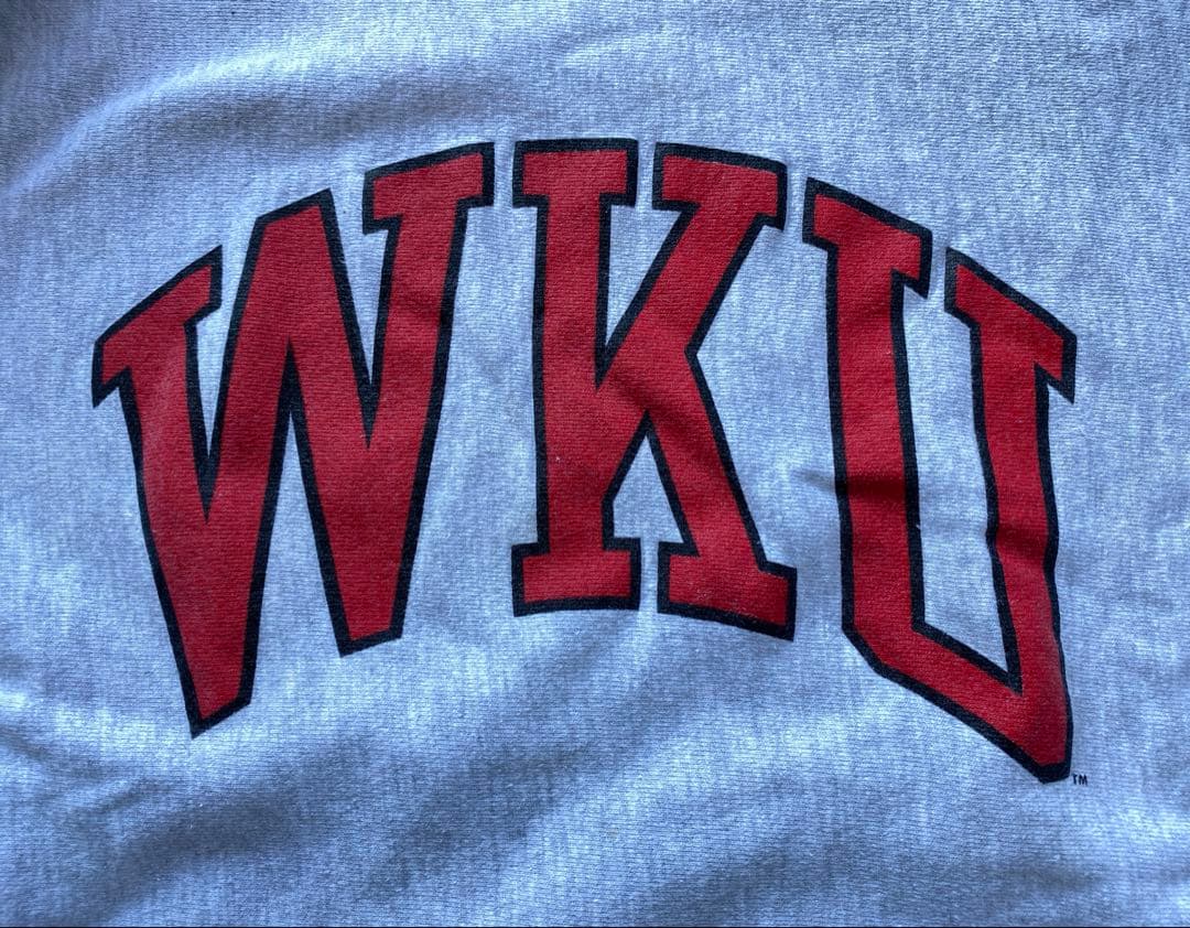 90s USA製 champion リバースウィーブ リブライン 大学ロゴ