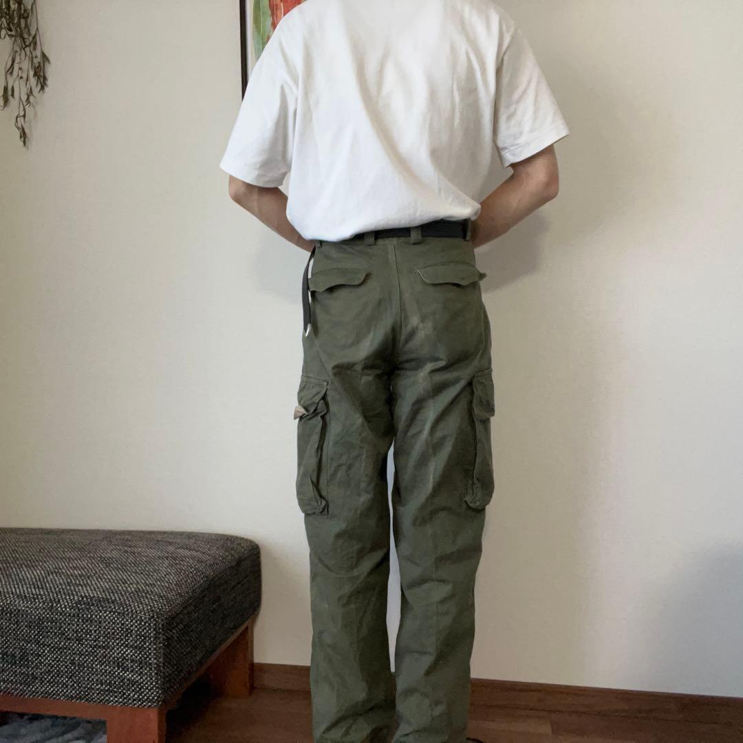 M-47 後期 M47 フランス軍 サイズ21 ヘリンボーン カーゴパンツ　希少