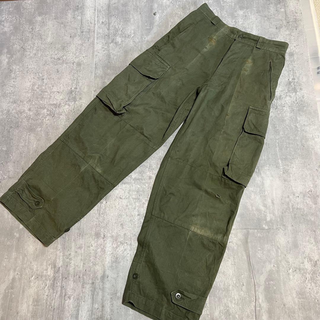 M-47 後期 M47 フランス軍 サイズ21 ヘリンボーン カーゴパンツ　希少