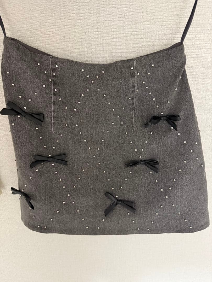 sugar グレー キャミソール ミニスカート セット OF02 Mサイズ