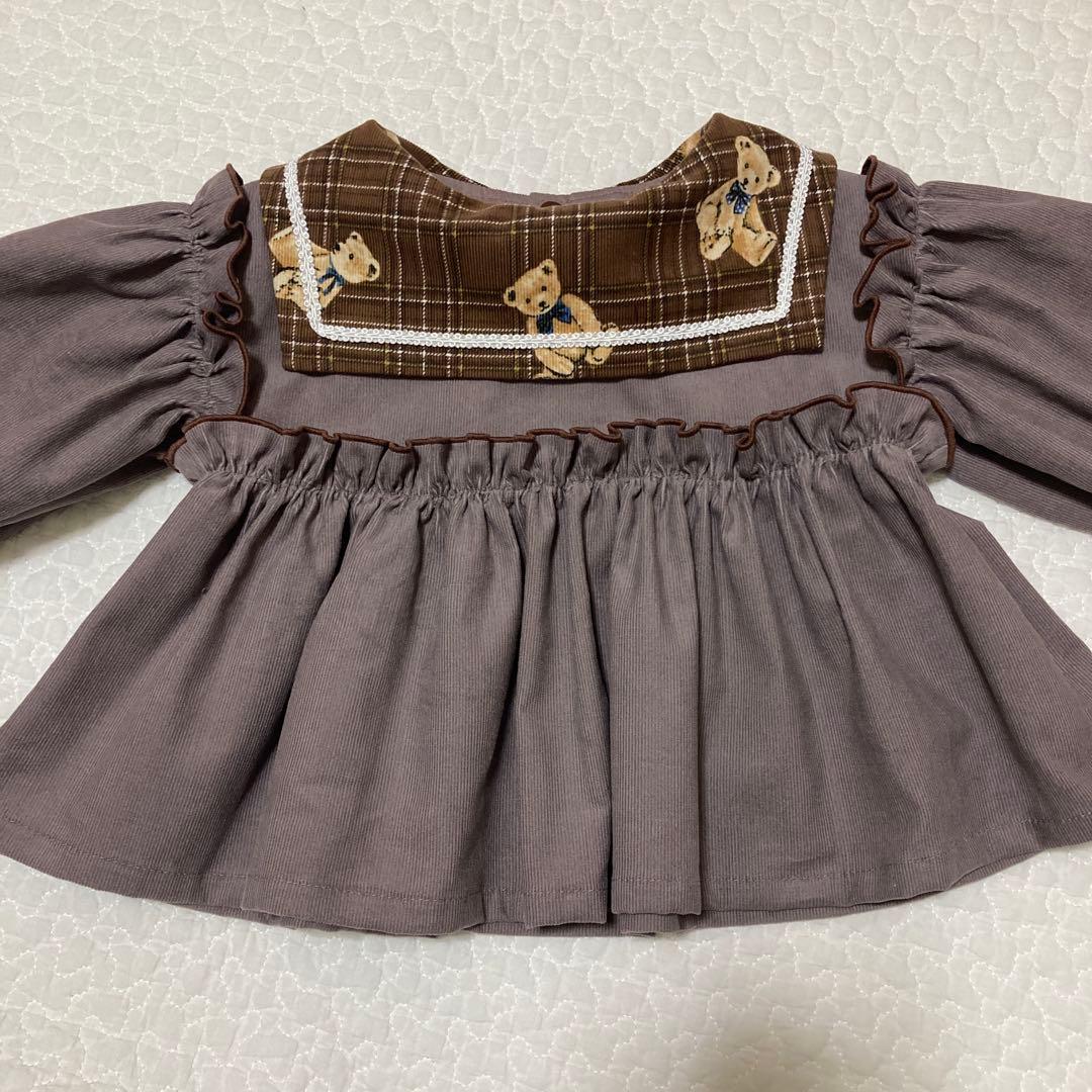 コーデュロイ　セットアップ　ハンドメイド