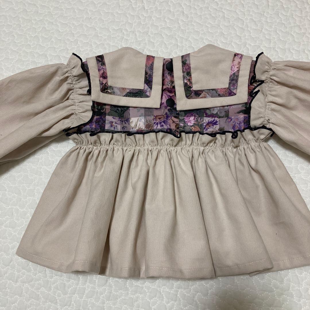 コーデュロイ　セットアップ　ハンドメイド