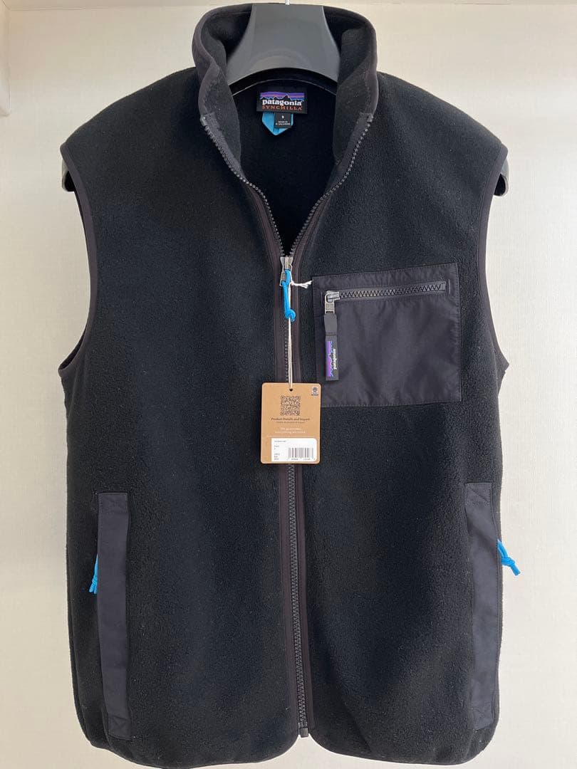 Patagonia シンチラ ベスト 23011 BLK 黒 S メンズ 美品
