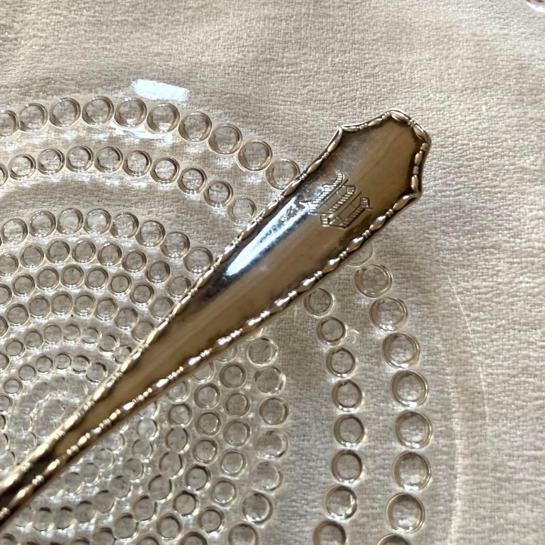 純銀　鍍金　Tiffany スプーンMarquise