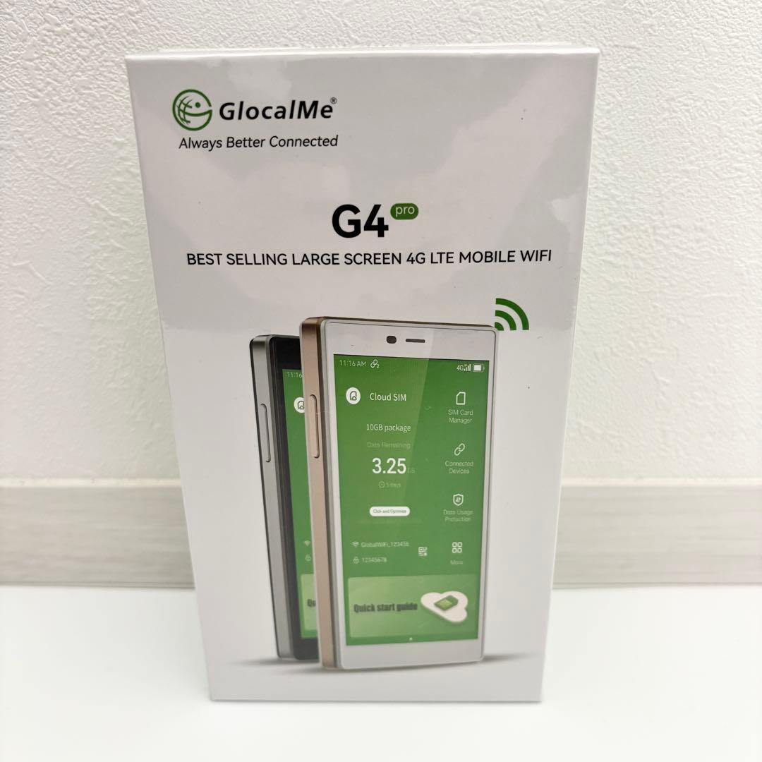 GlocalMe G4 Pro 100ギガ付き ポケットWiーFi 国内海外