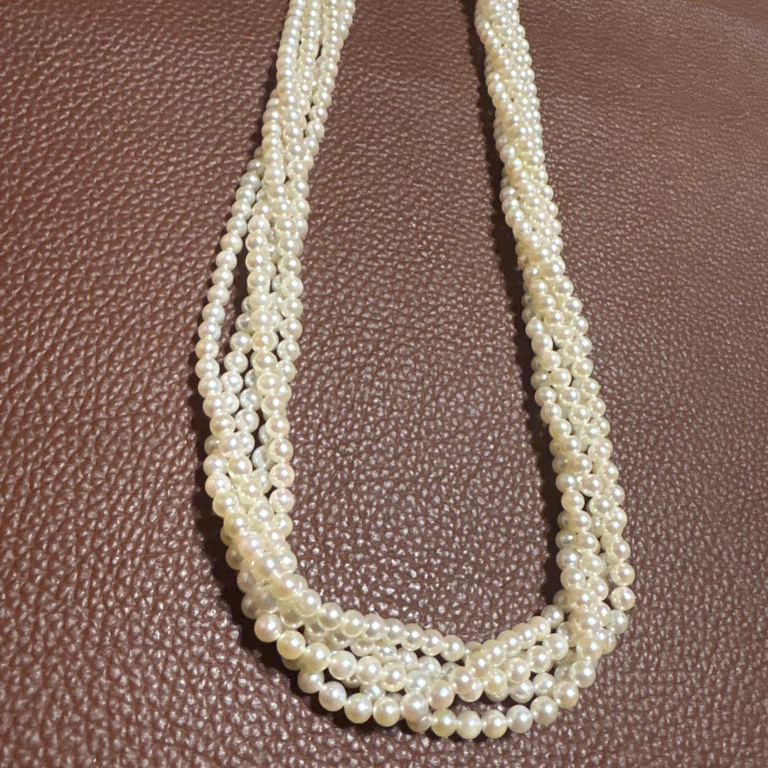アコヤ真珠 5連ネックレス
