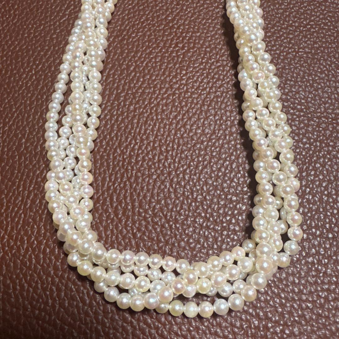 アコヤ真珠 5連ネックレス