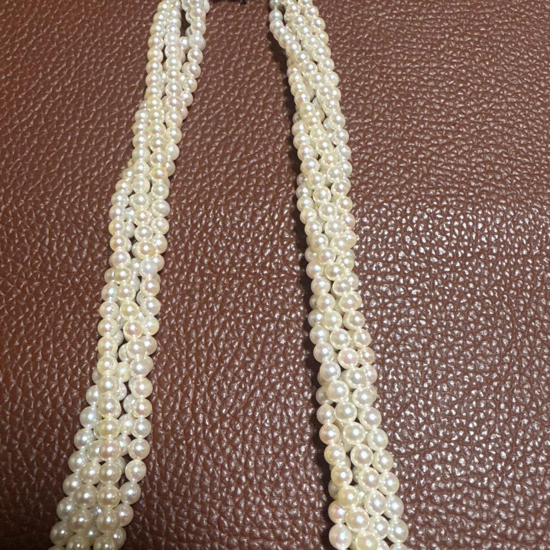 アコヤ真珠 5連ネックレス