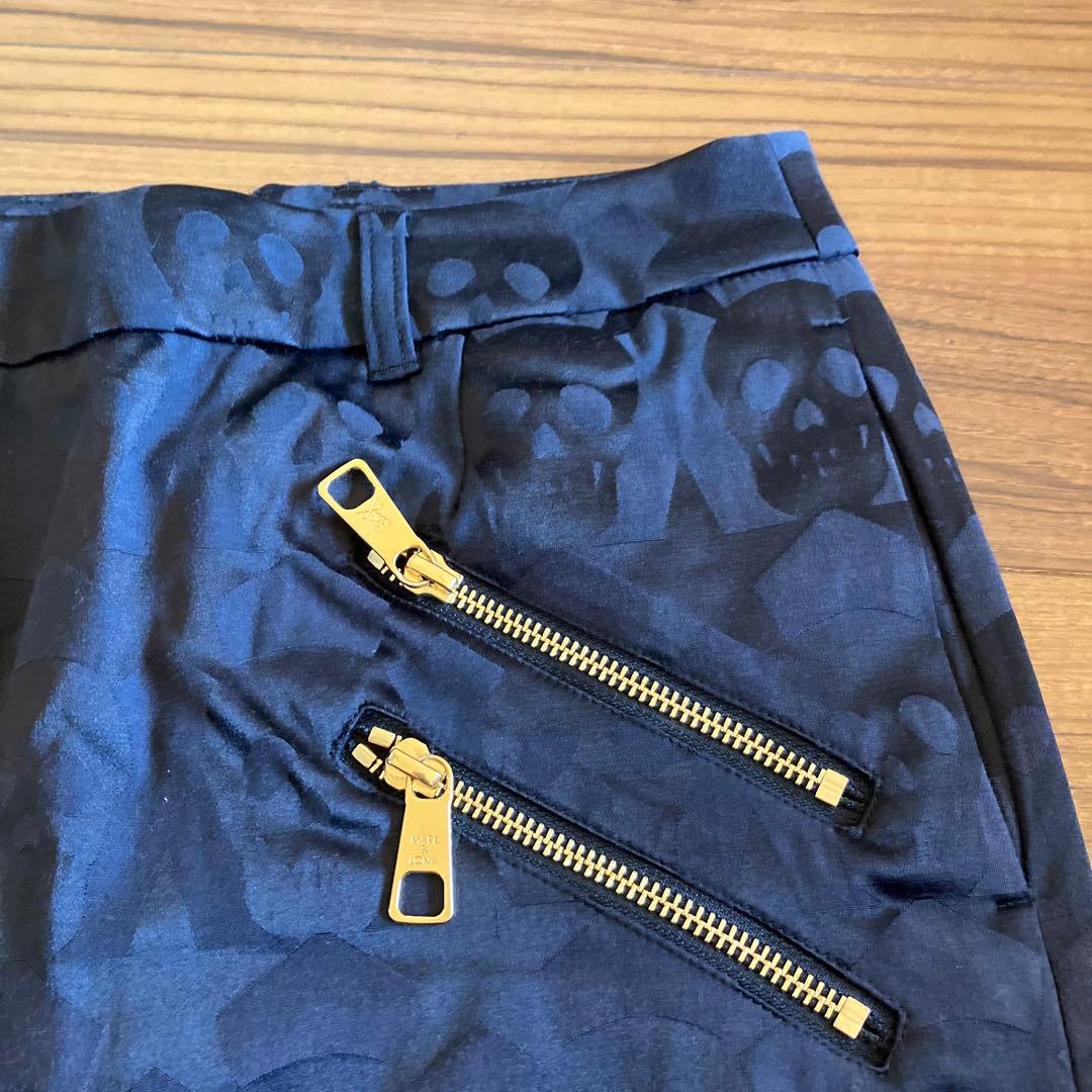 マークアンドロナ　スカート　黒　S ゴルフ　裏起毛