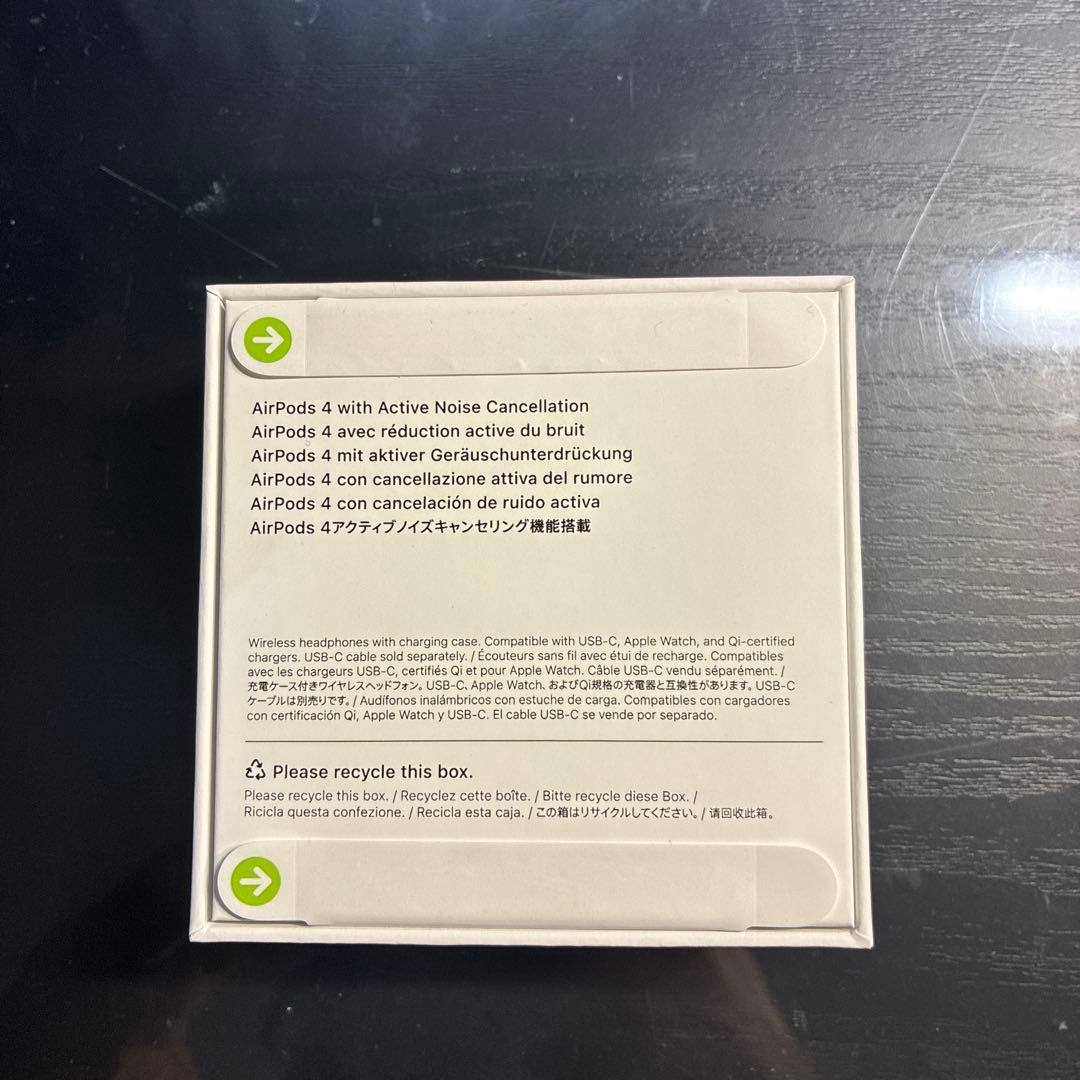 AirPods 4 (ANC) 本体　新品無開封