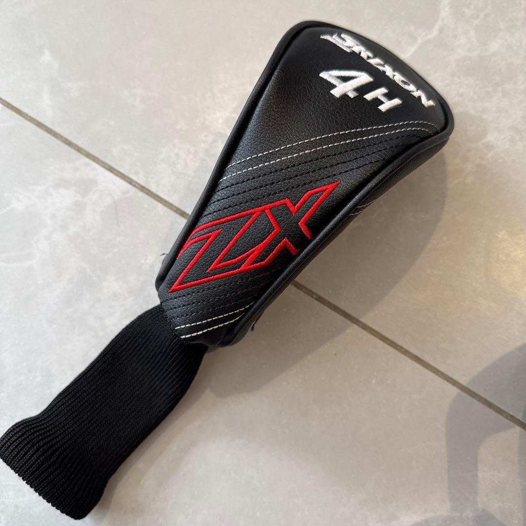 スリクソン　ZX 4U ツアーAD シャフト　S ヘッドカバー付