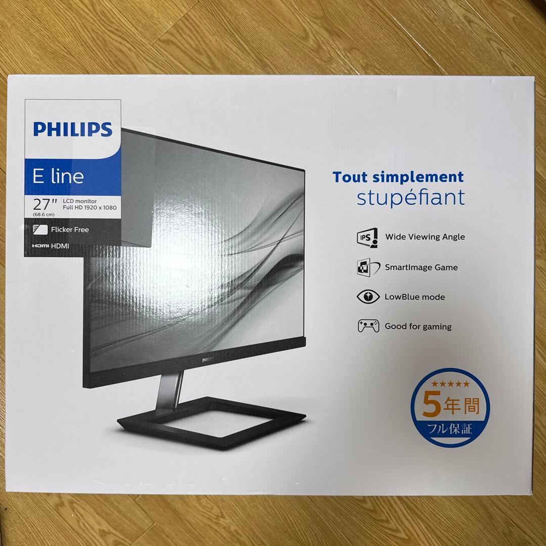【最終値下げ！】PHILIPS 27インチ モニター 本体