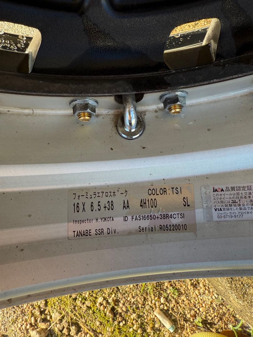 SSR Formula ホイール 16インチ