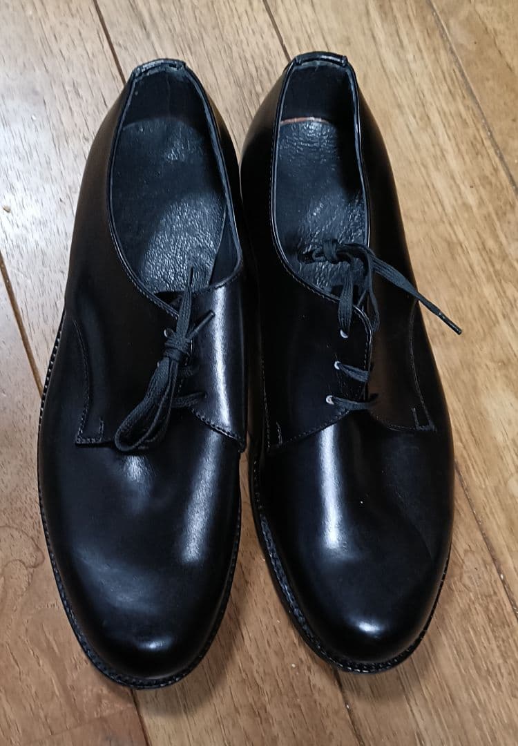 ビンテージ　デッドストック　イタリア　　サービスシューズ　39　1980　外羽根