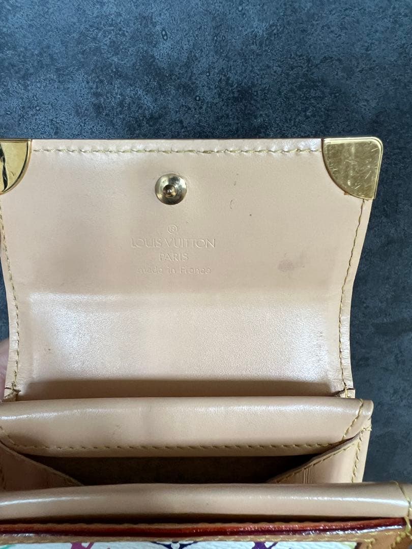 ルイヴィトン　マルチカラー　ミニ財布