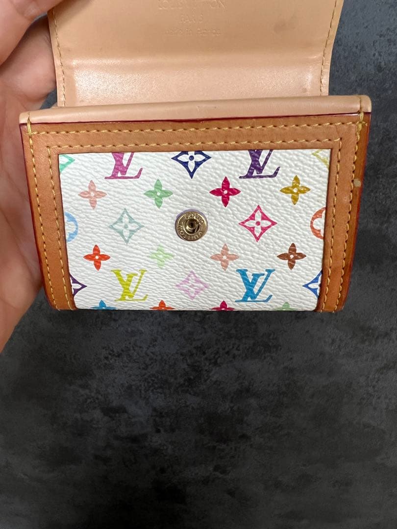 ルイヴィトン　マルチカラー　ミニ財布