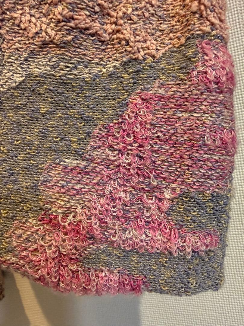 【春色】 Mame Kurogouchi ハイネック トップス ピンク