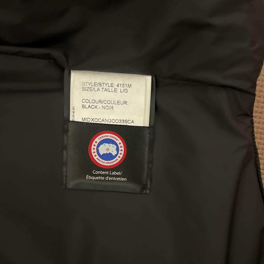 カナダグース　ダウンベスト　サイズＬ