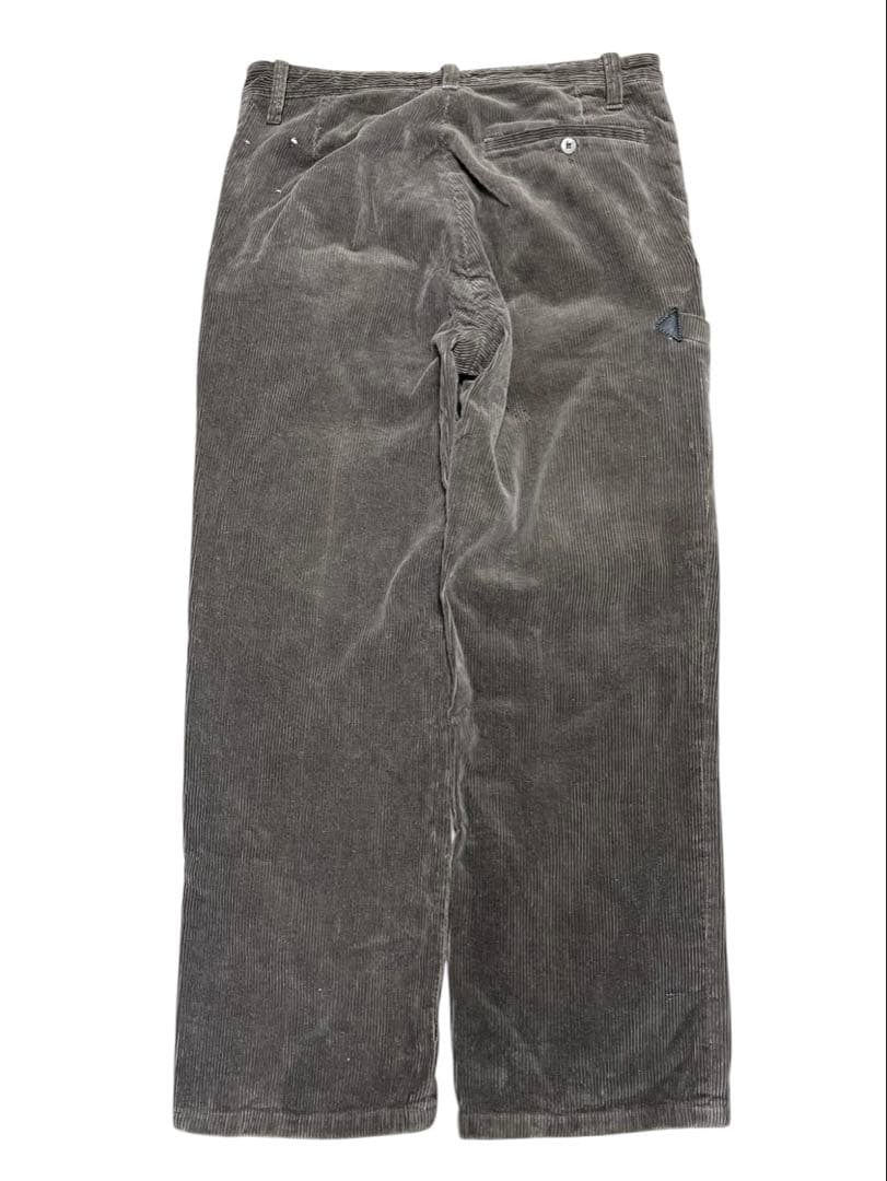 ドイツ製 古着 70's 太畝 コーデュロイ パンツ 墨黒