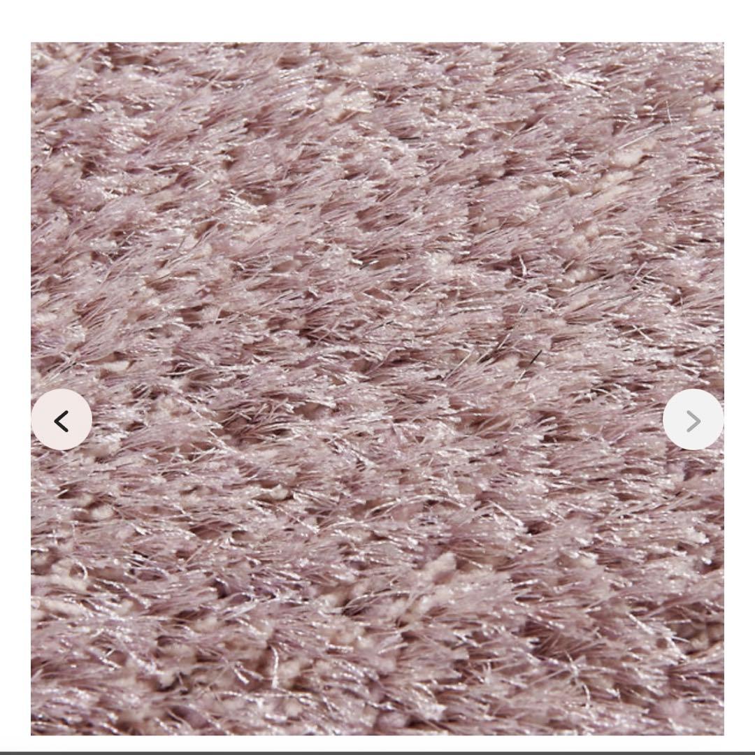 カボス　フランフラン　カーペット　ラグ　低反発カステラグ L ピンク