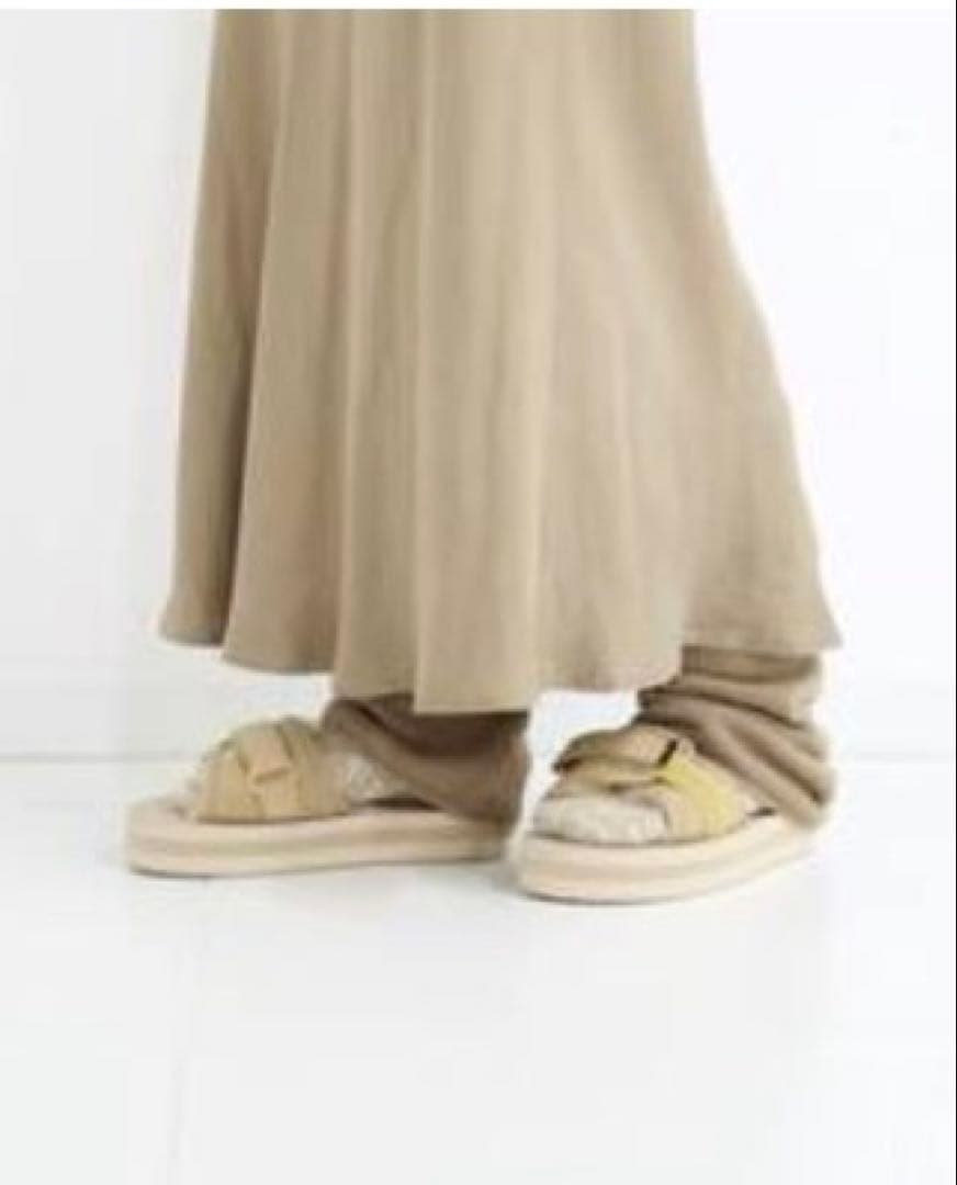 CARIAGGI レッグウォーマー カラーベージュ