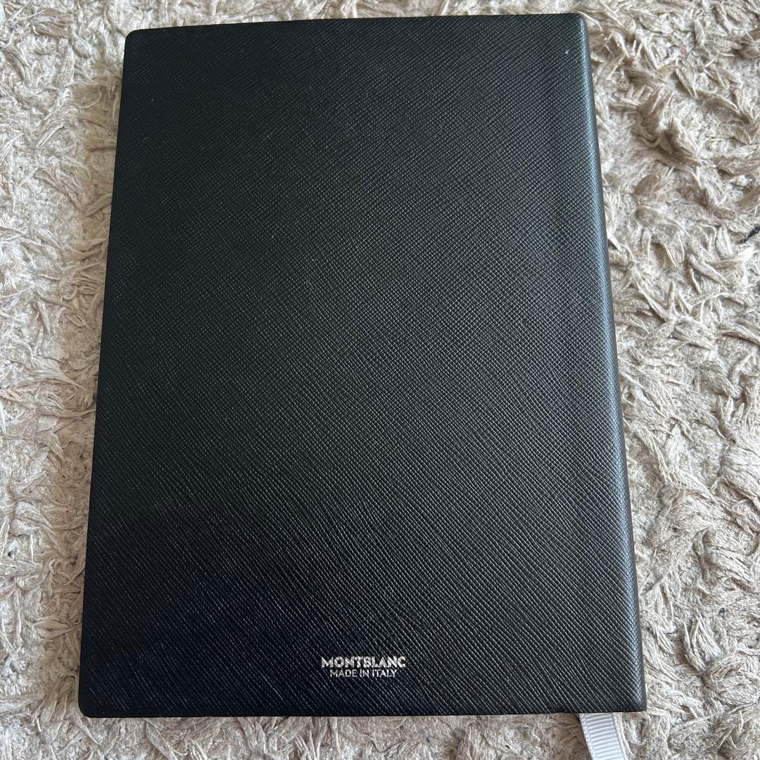 MONTBLANC ブラックレザー ノートブック