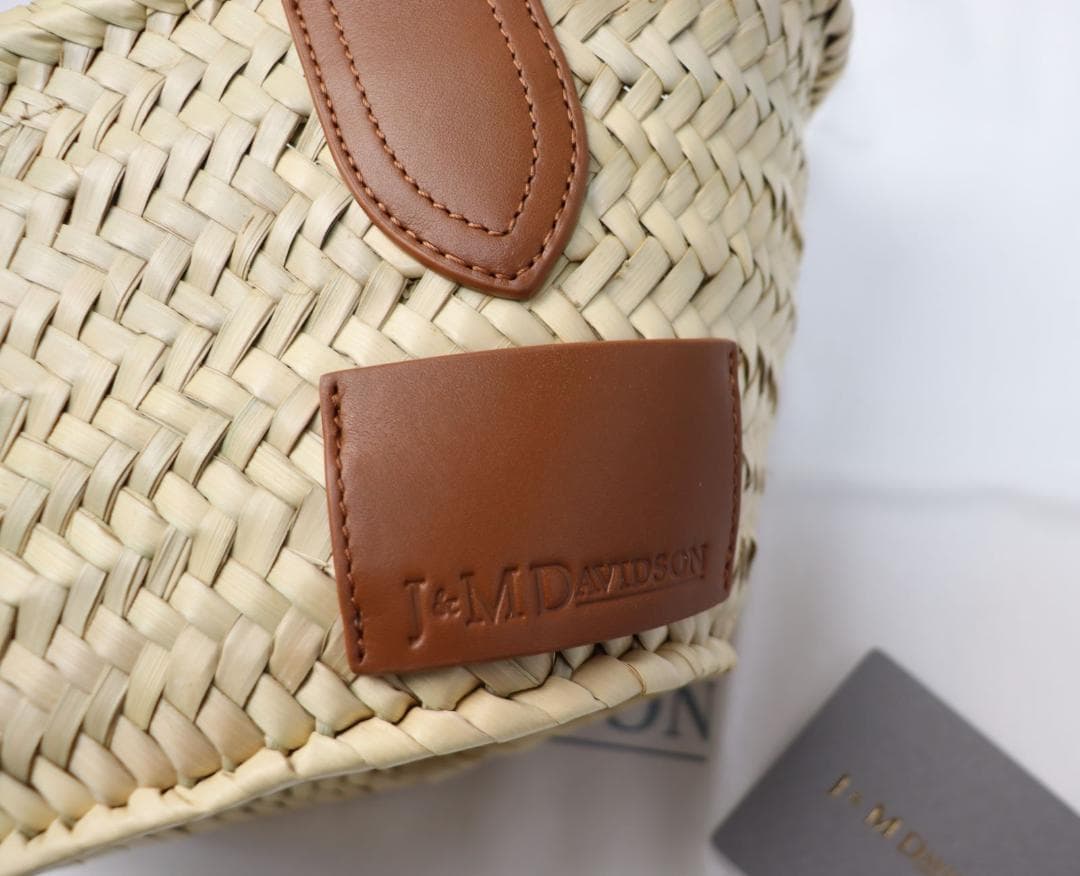 新品 J&M DAVIDSON ジェイアンドエムデヴィッドソン かごバッグトート