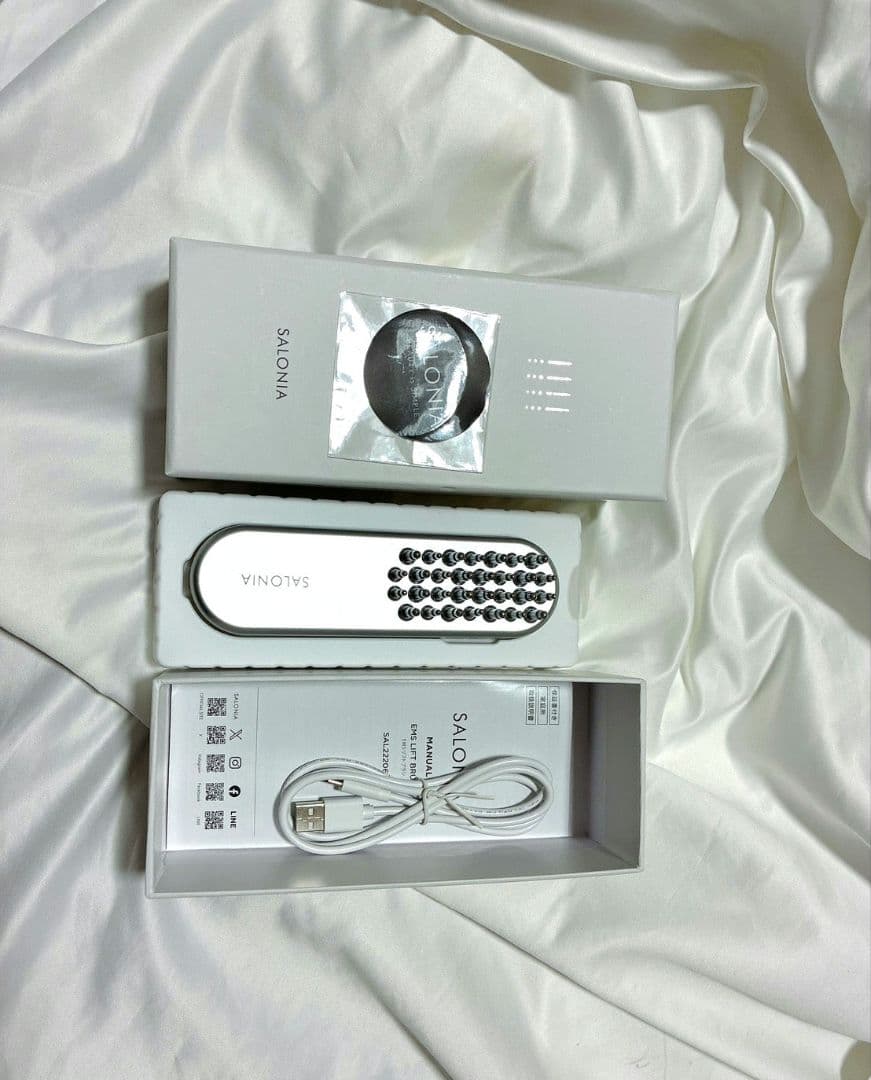 【SALONIA】 サロニア EMS リフトブラシ 電気ブラシ 美顔器