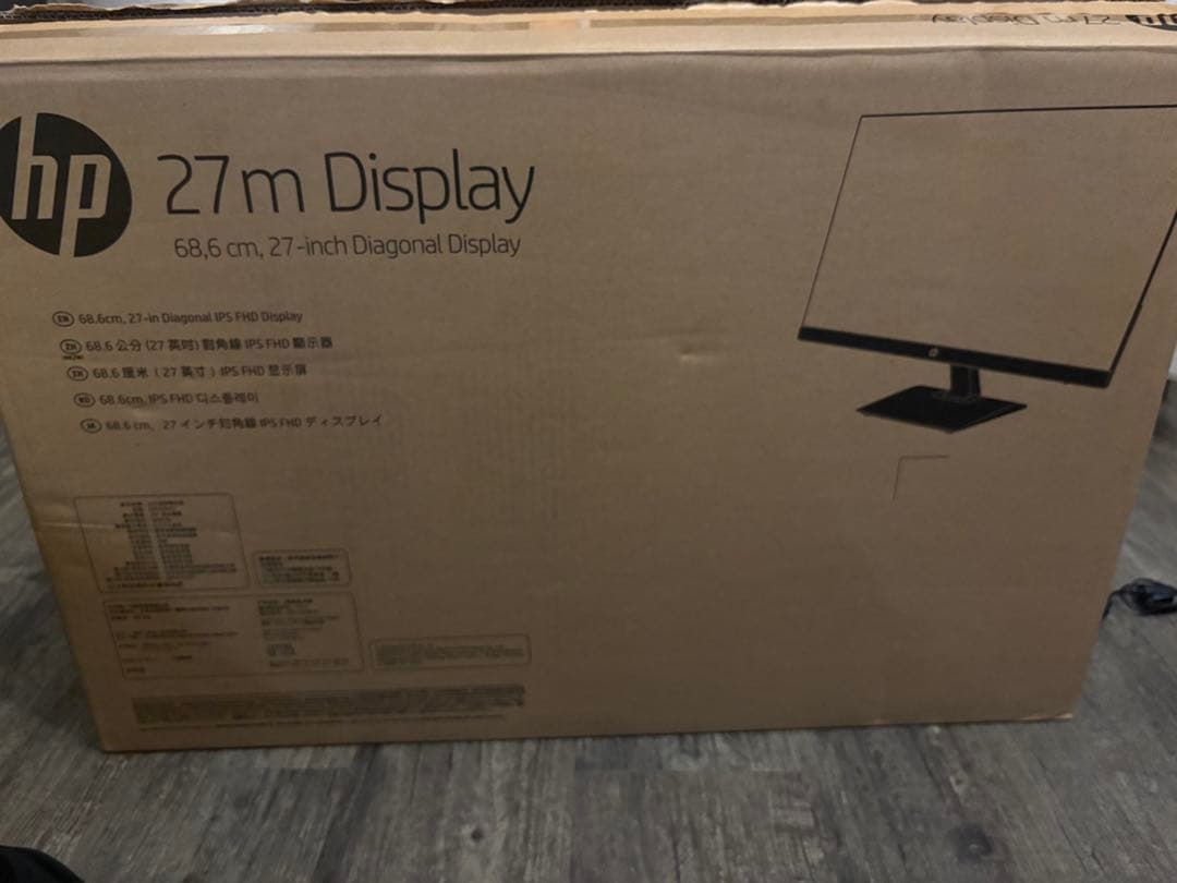 hp デスクトップモニター　27インチ