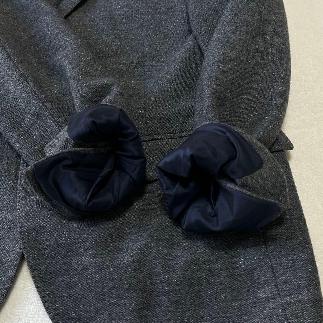 希少 52 イレブンティ イタリア製ツイード ウール ジャケット 大きいサイズ