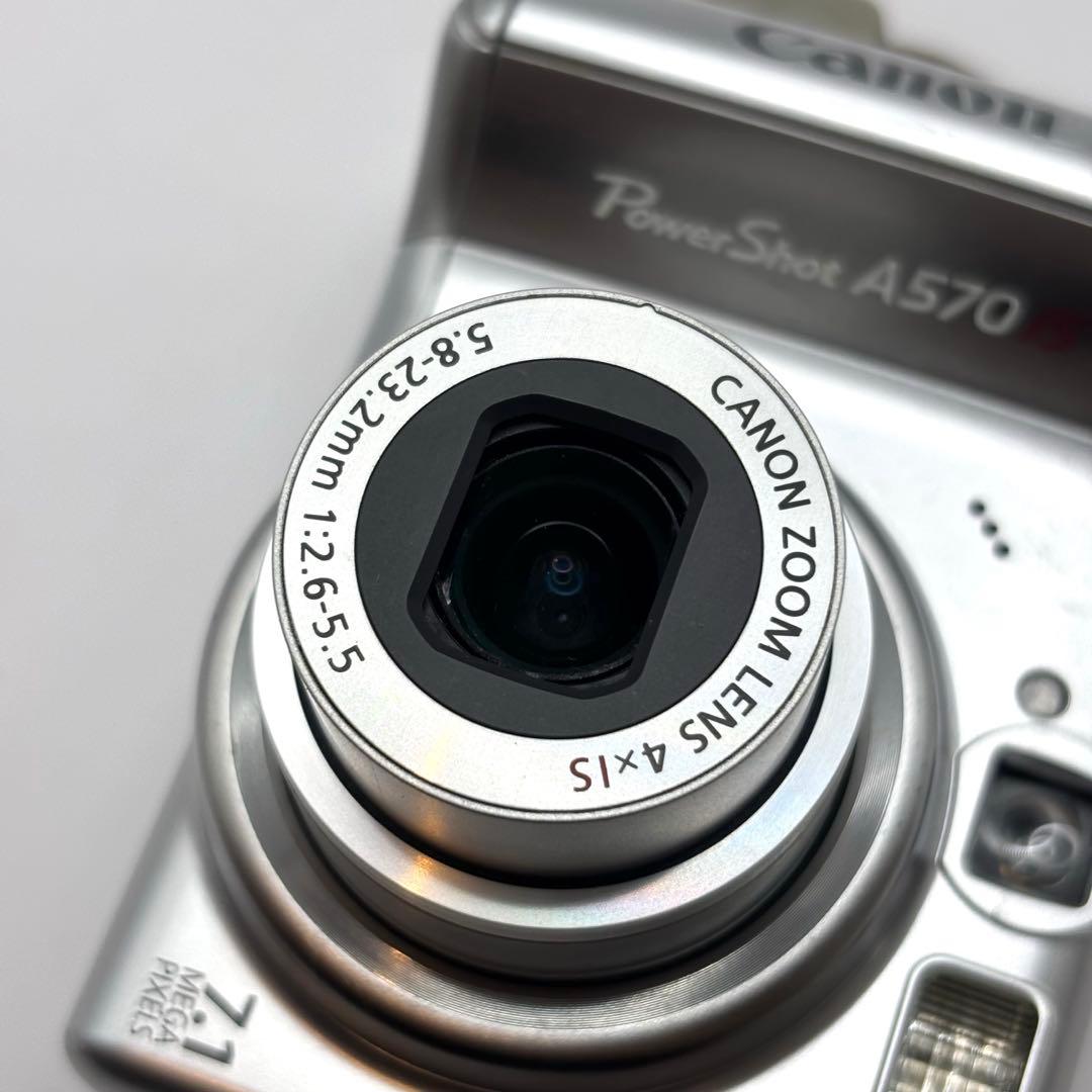 ①Canon PowerShot A570 IS コンパクトデジタルカメラ