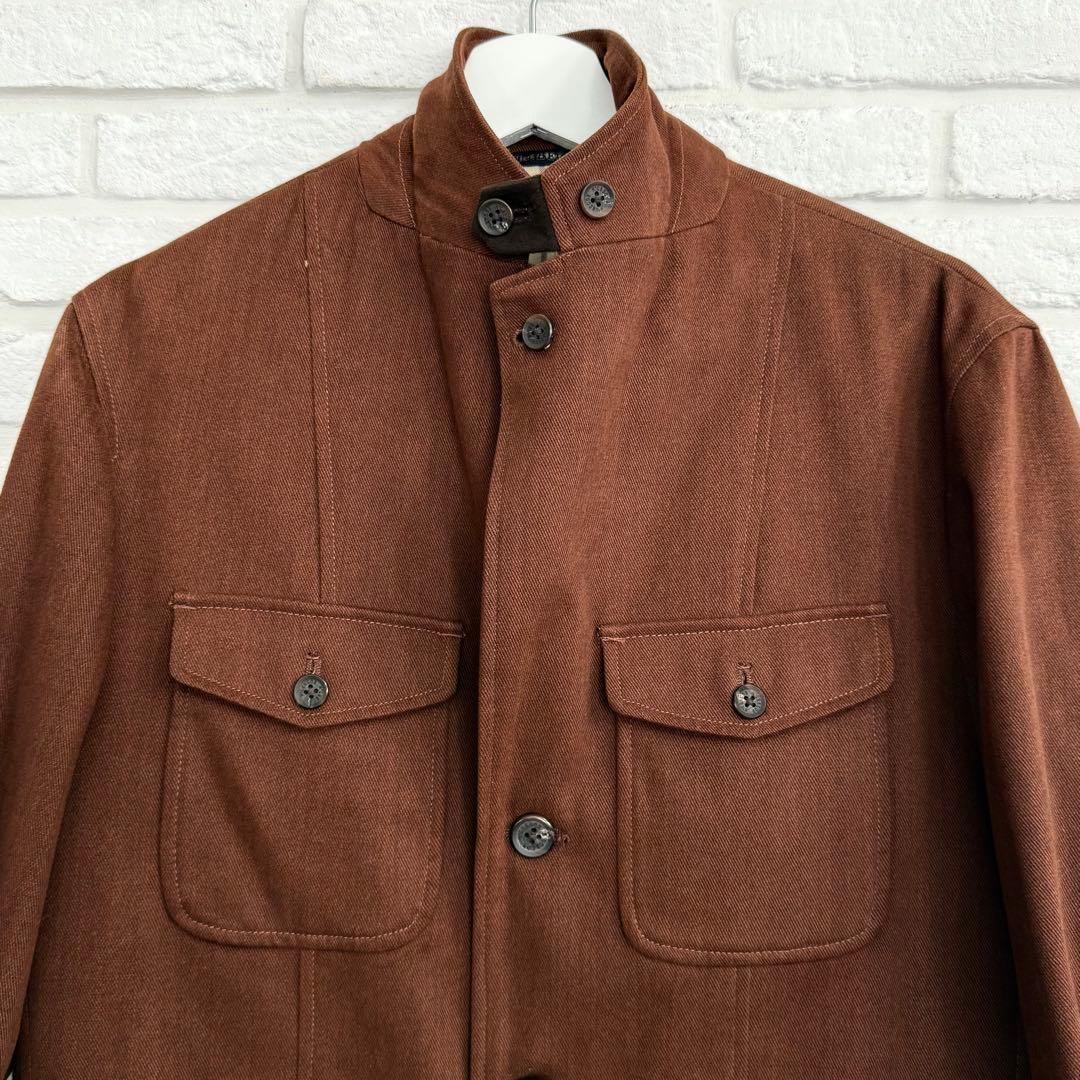 美品【マクレガー】ノーフォークジャケット　ヘビーコットンツイル　ブラウン