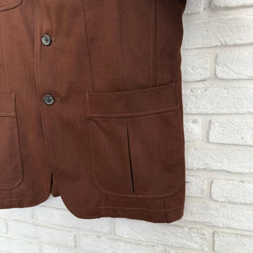 美品【マクレガー】ノーフォークジャケット　ヘビーコットンツイル　ブラウン