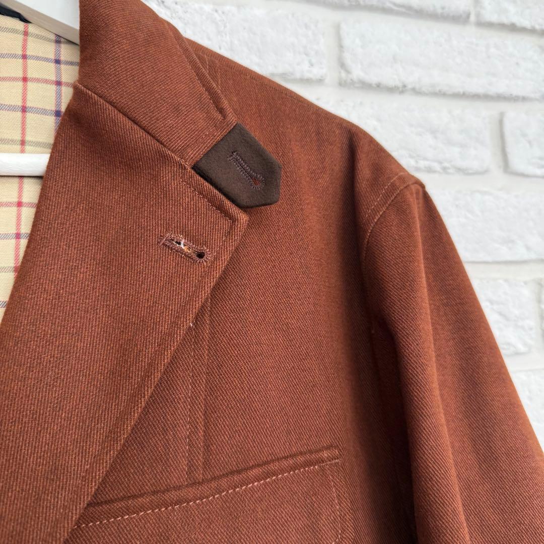 美品【マクレガー】ノーフォークジャケット　ヘビーコットンツイル　ブラウン