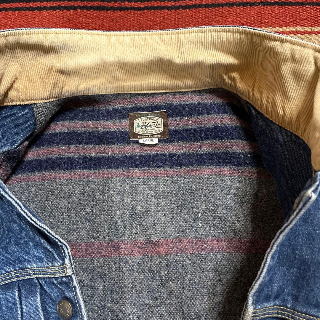 70s SPORTIVELY Mchlyorks デニムジャケット スコービル