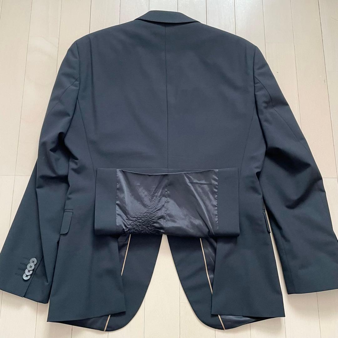 HUGO BOSS【マルゾット 美品】スーツ M位 黒 ボス ビジネス メンズ