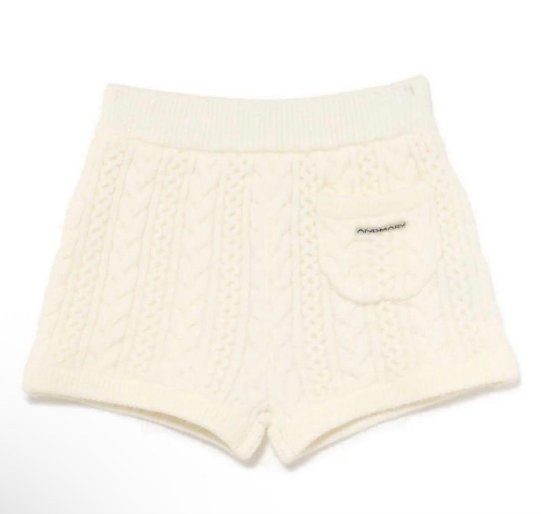 パンツ Mary knit pants andmary