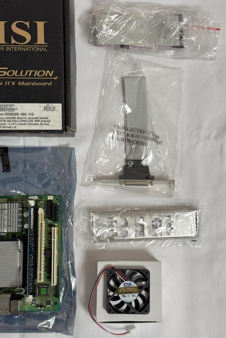 マザーボード MSI Fuzzy945GM2 w/Mem1GB+Core2Duo U7600