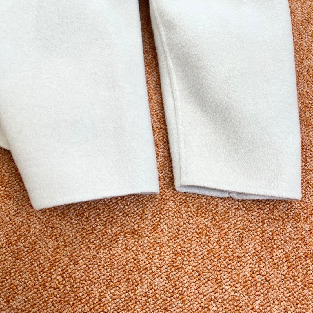 moku様　アンクレイヴ ショールカラー ベルト付き リバーミドルコート ウール