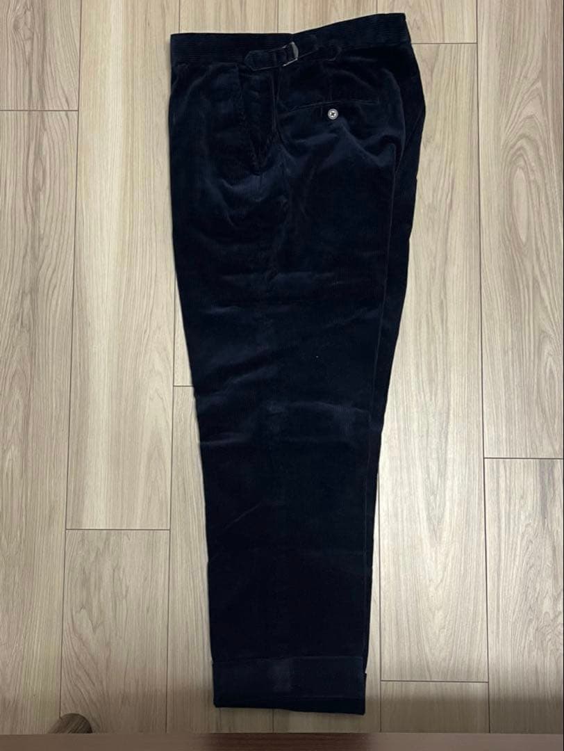 【現行品】ポロラルフローレン　トラウザー　Lサイズ　コーデュロイ　ネイビー