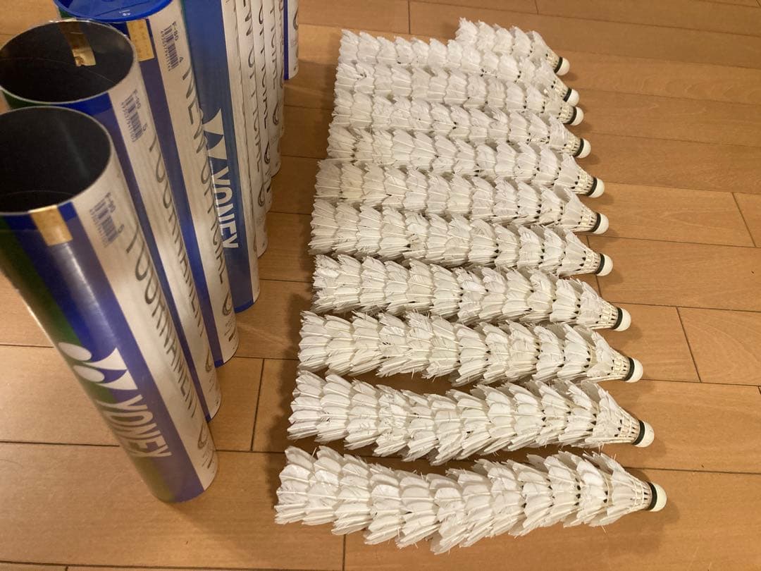 ニューオフィシャルなど　基礎・パターン・ノック用シャトル125個