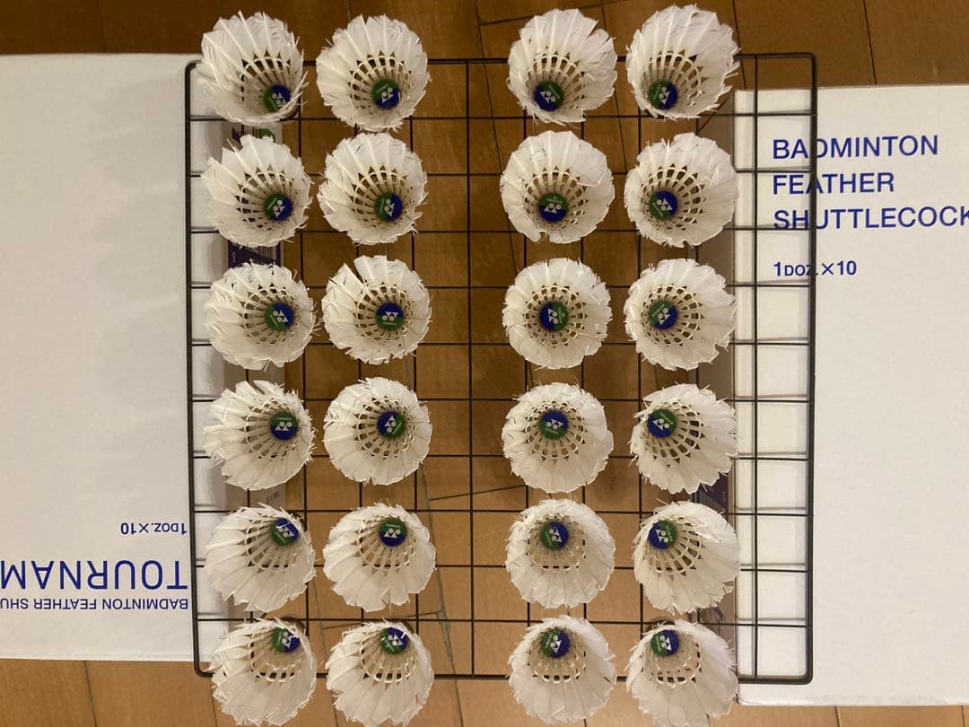 ニューオフィシャルなど　基礎・パターン・ノック用シャトル125個