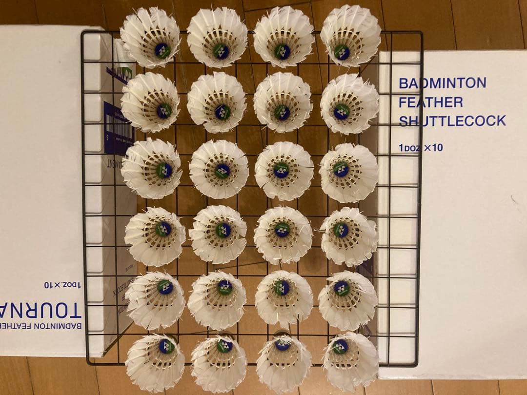 ニューオフィシャルなど　基礎・パターン・ノック用シャトル125個