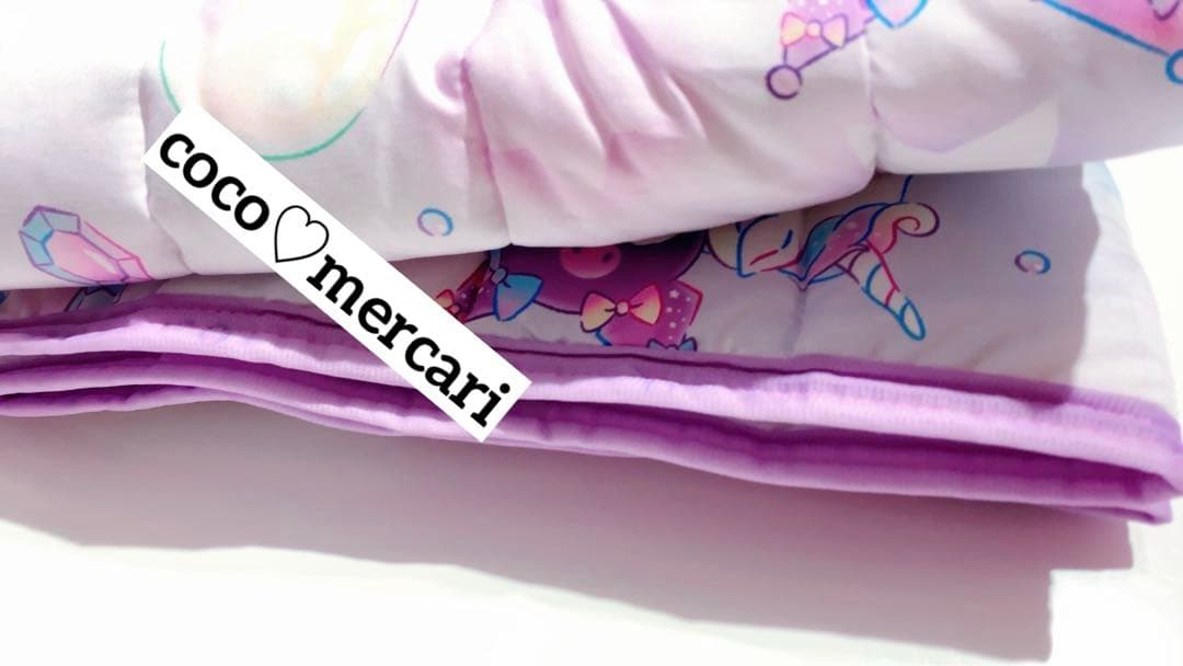 新品　クロミ　寝具２点セット　シングル　（キルトケット・敷パッド）　ゆめかわ