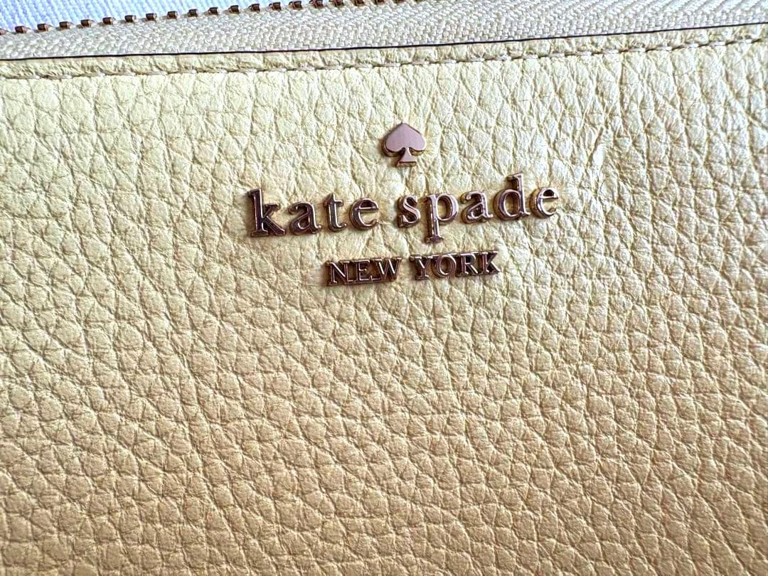 値下げ新品☆ケイトスペード 長財布 幸運の黄色財布 レモンイエロー